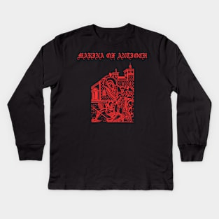 St. Marina of Antioch icon Kids Long Sleeve T-Shirt